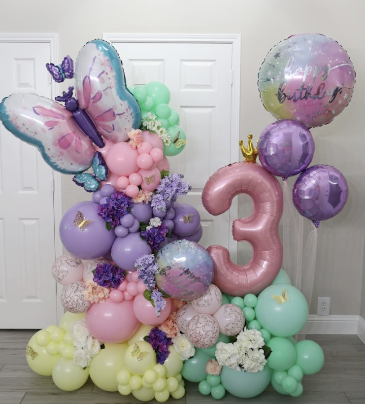 free-standing garland